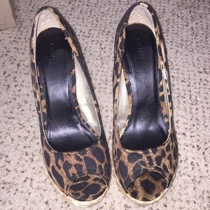 Leopard Express Wedges
